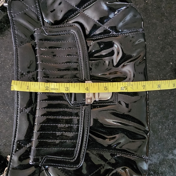 Coach handbag poppy black pattent liquid gloss - Picture 12 of 12